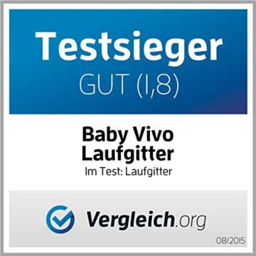 Baby Vivo Laufgitter Grosses 4-ECK Testsieger