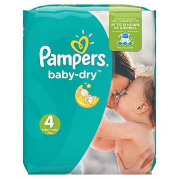 Pampers Baby Dry Windeln 174 Stück